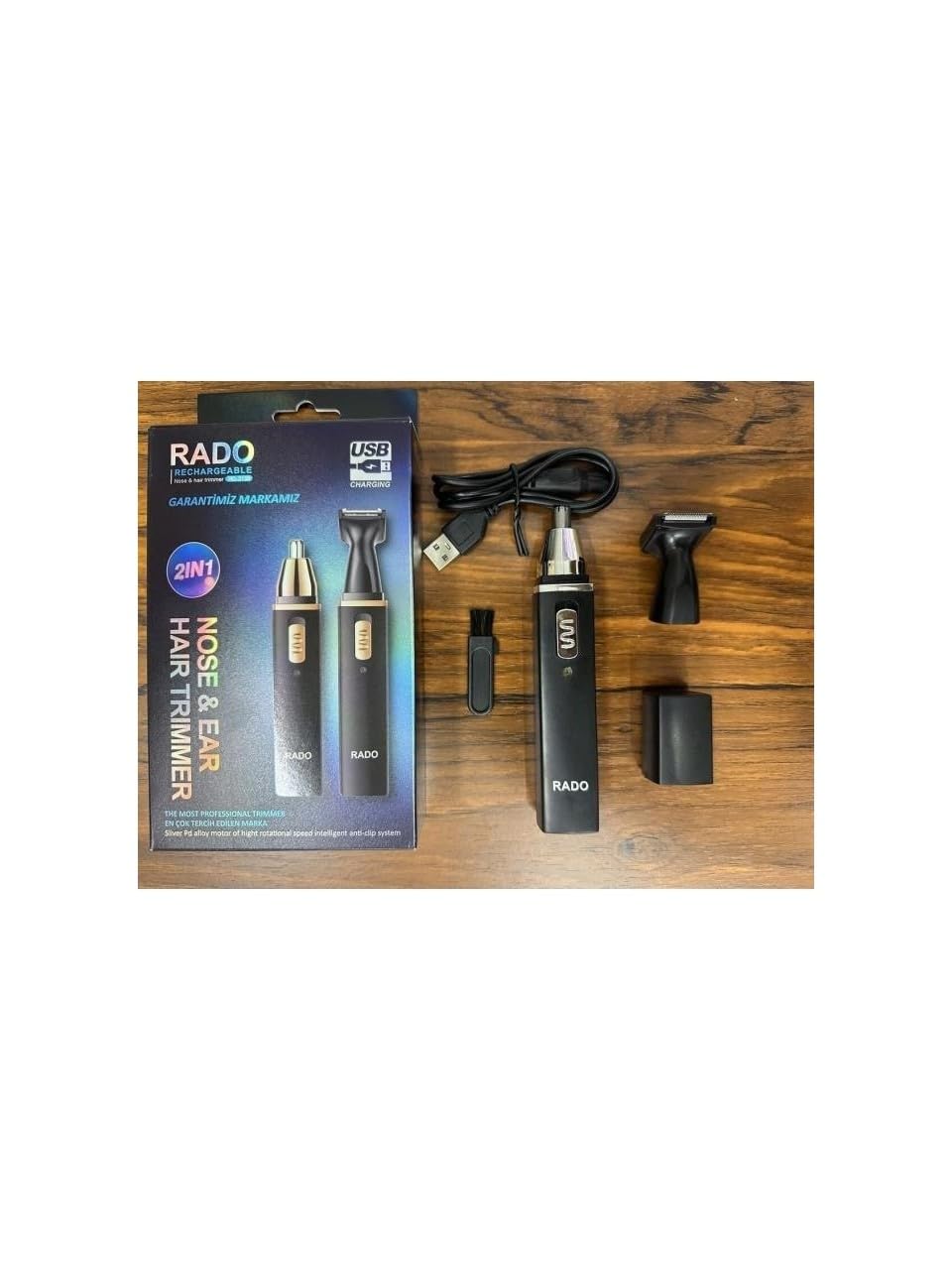 Jouis Traş ve Burun Kılı Kesme Makinesi, 2'si 1 Arada Şarj Edilebilir Burun, Ense ve Kulak Kılı Kesme Makinesi, Kadınlar İçin Tüy Kesme Çift Başlık Kolay Kullanım