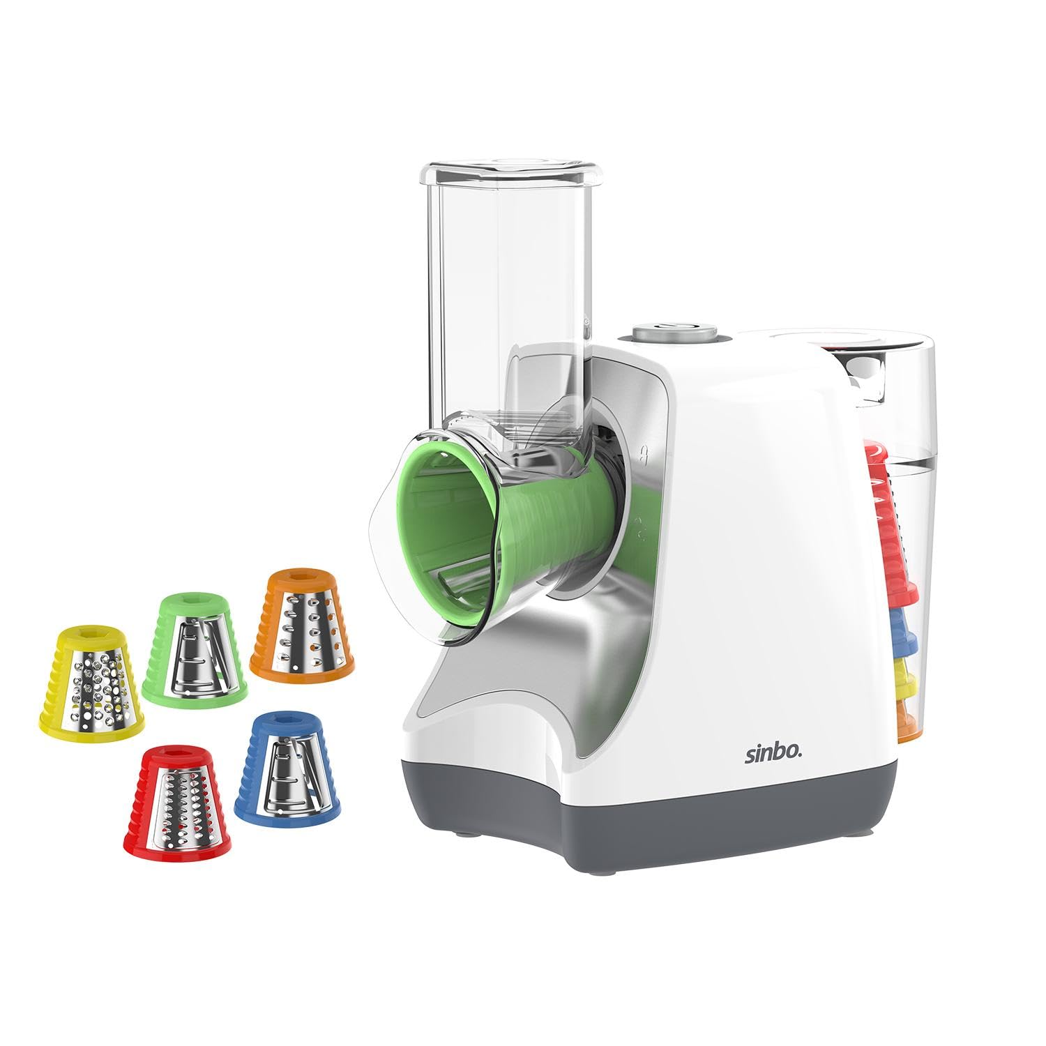 Sinbo SHB-7506 5'i 1 Arada Otomatik Sebze Doğrayıcı ve Dilimleyici - Paslanmaz Bıçaklı, Pratik Mutfak Yardımcısı