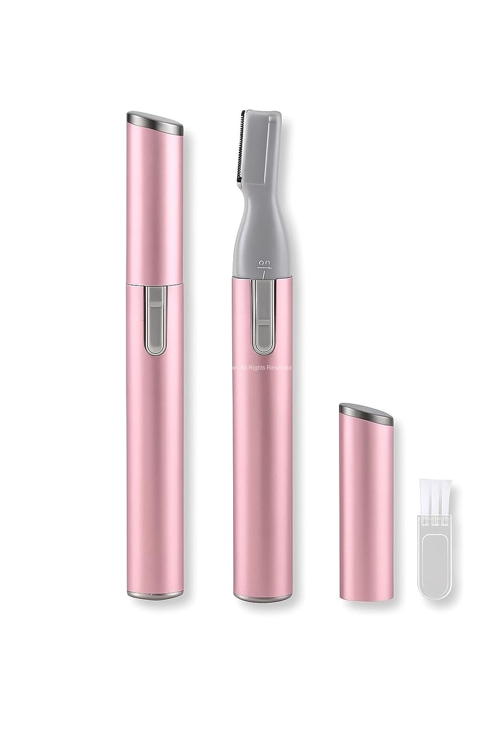 Busstier Elektrikli Kaş Düzeltici, Yüz ve Vücut İçin Tüy Alma Makinesi, Kaş Tıraş Makinesi, Dudak Üstü ve Çene Tüy Kesici, Kaş Tarağı Dahil, Pille Çalışır, Hassas ve Acısız Kullanım (Pembe)