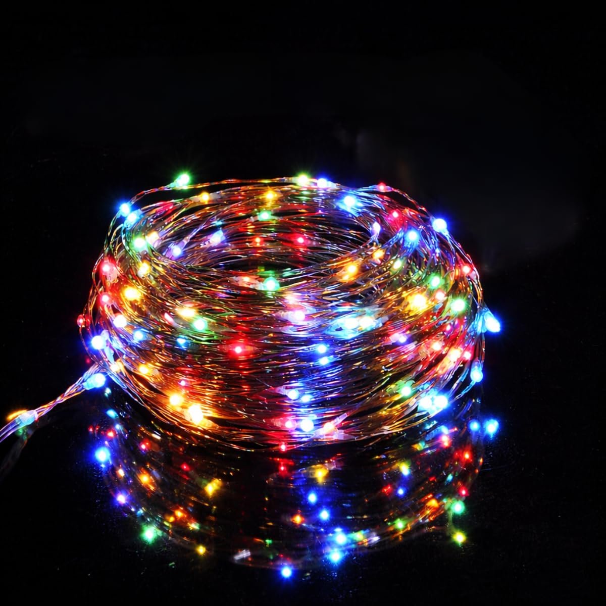 BakGelAl Pilli RGB Peri LED Işık 5 Metre, Dekoratif LED Şerit Işık, Renkli LED Aydınlatma, Oda Süsleme Işığı (5 Metre)