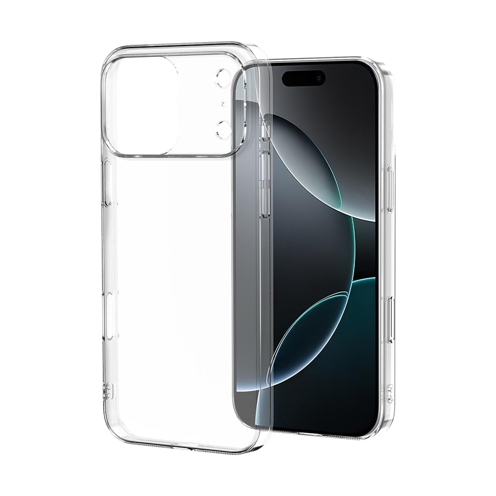 Senon Apple iPhone 17 Pro İçin Kılıf Zore Droga Kapak Şeffaf