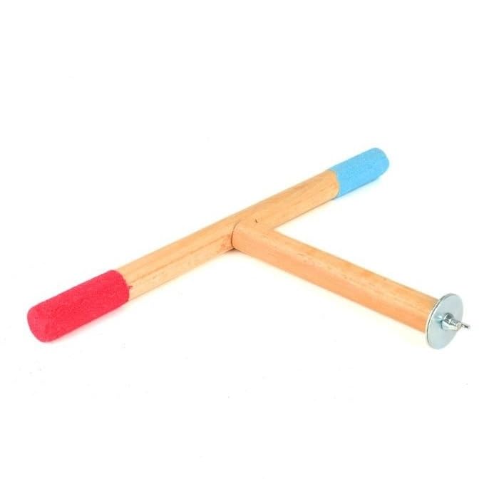 Kafes Üstü Papağan T Tünek 20x30 cm