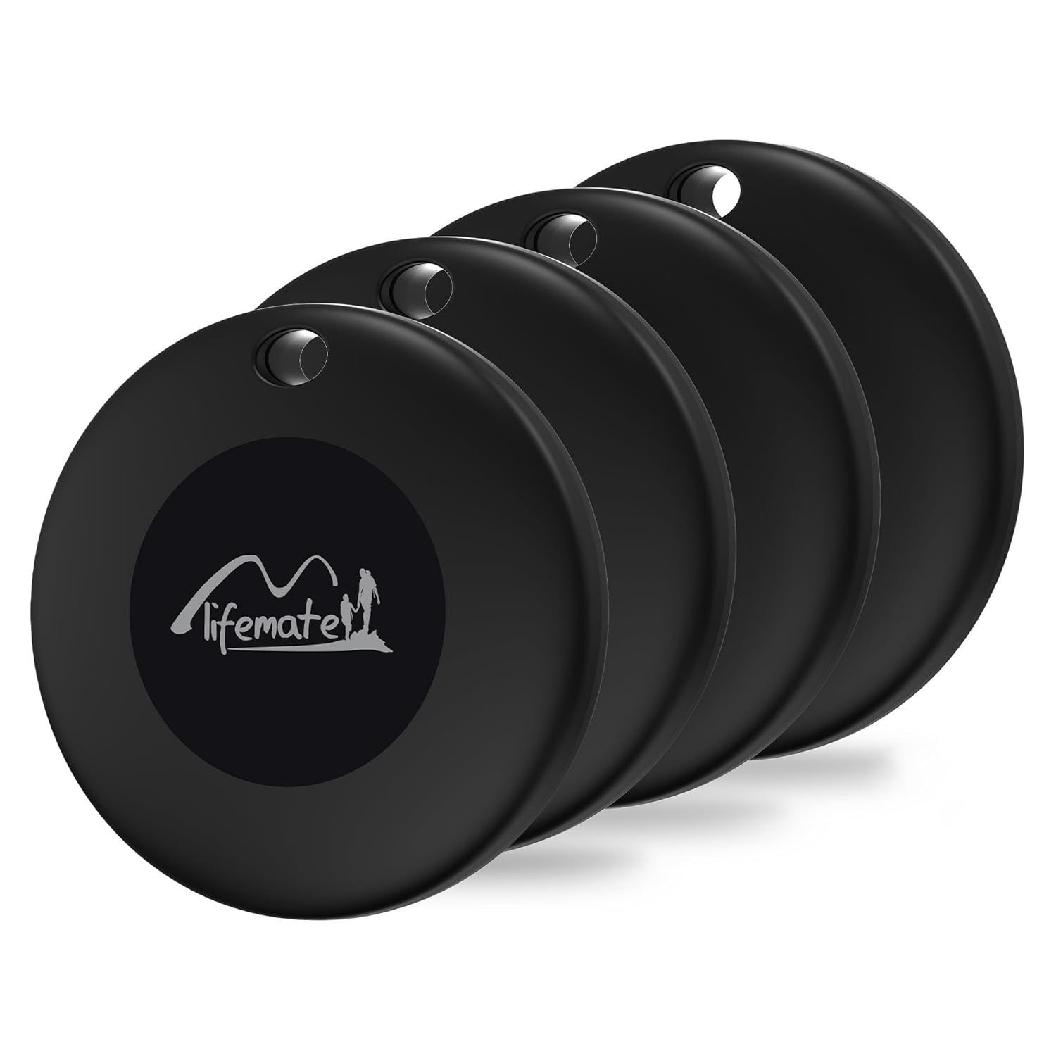 Lifemate Lifetag Android Smart Tag Google Lisanslı Akıllı Takip Cihazı - Siyah- 4'lü Paket (Sadece Android ile Uyumludur)