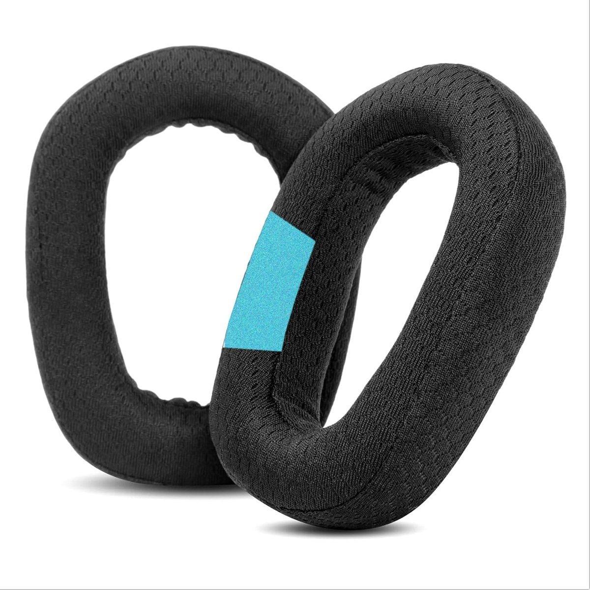 Nefes Alabilen ve Dayanıklı Yedek Earpads Yastık Logitech G435 G 435 Bluetooth Kablosuz Oyun Kulaklığı Kulak Pedleri Yastık Sünger PedMesh Kumaş ve Bellek Köpüğü ile Uyumlu