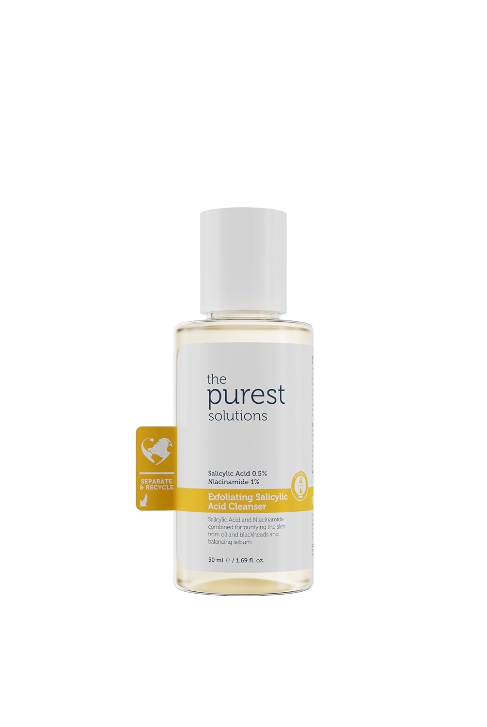 The Purest Solutions Sivilce Ve Siyah Nokta Karşıtı Yağlı ve Karma Ciltler İçin Salisilik Asit Arındırıcı Temizleme Jeli