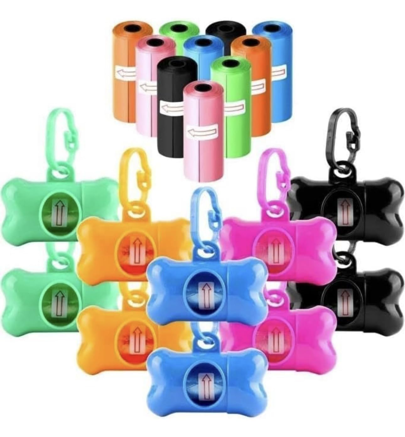 1 Adet Kedi Köpek Dışkı Poşeti ve Kabı Set, Tasma Aparatlı Pet Kaka Poşeti,Evcil Hayvan Kaka Poşeti, Karışık Renk Taşıma Aparatı, Kedi Köpek Dışkı Toplama Torbası,Doğa Dostu Pet Dışkı Toplama Asorti