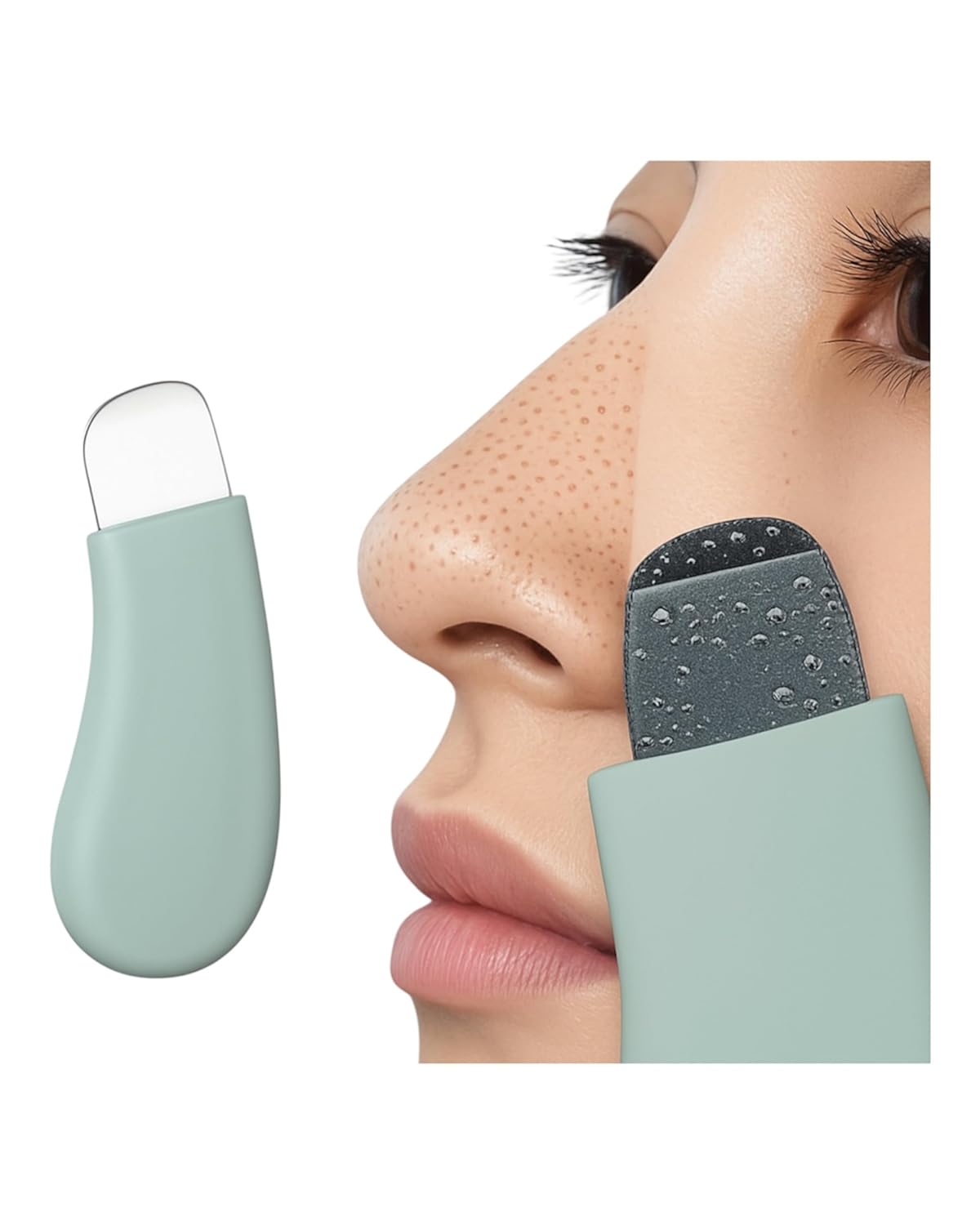 Onomo Siyah Nokta Temizleyici, Yeşil, 8 cm x 4 cm, Burun için Cilt Bakım Aleti Yeşil/Mor