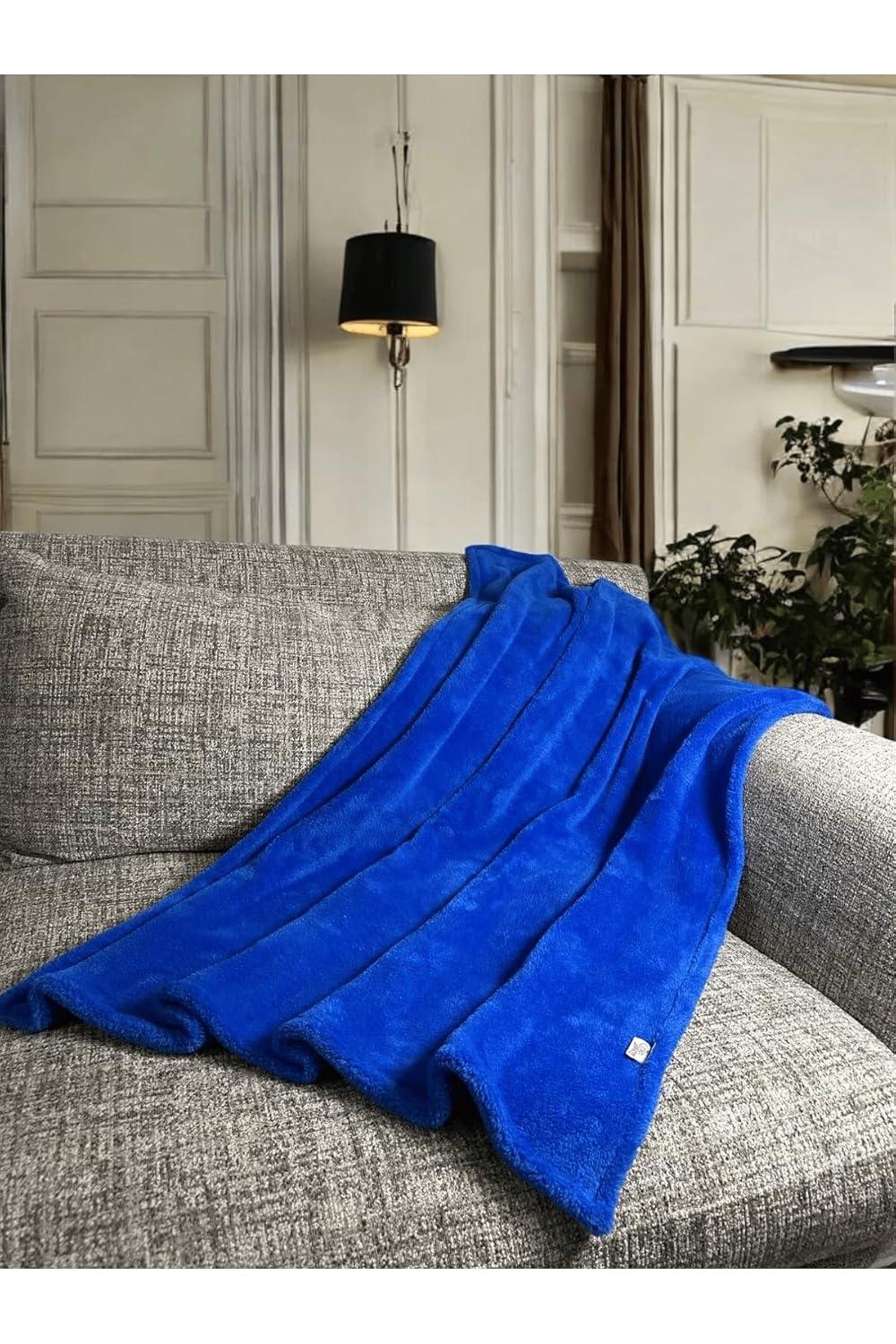 Kedi Köpek Battaniyesi – Wellsoft Kumaş, Yumuşak ve Yıkanabilir (Kraliyet Mavisi, 60 x 80)