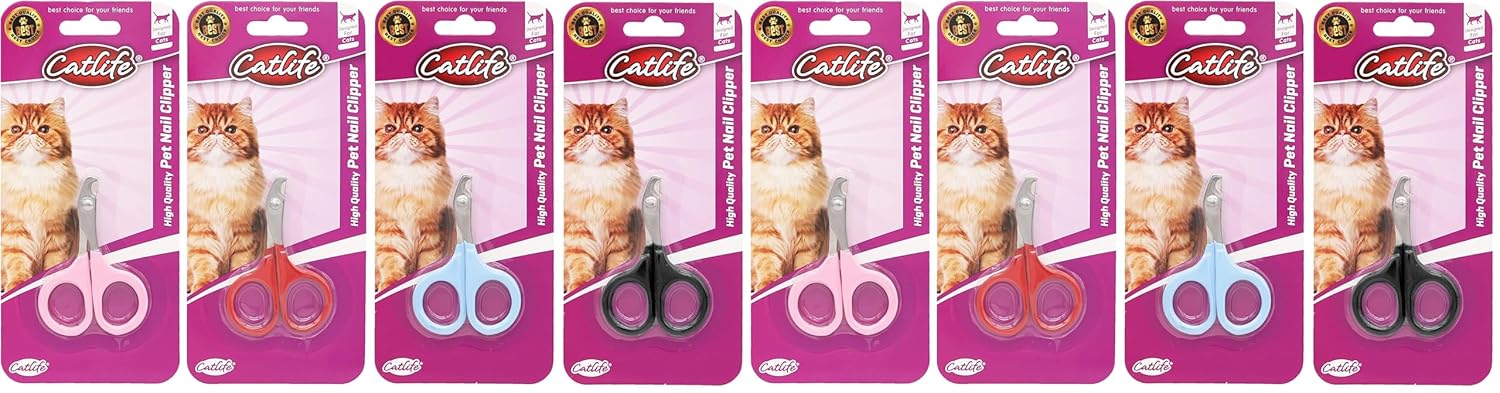 CATLİFE KEDİLER İÇİN TIRNAK MAKASI 8X5,5CM MİX 2li paket