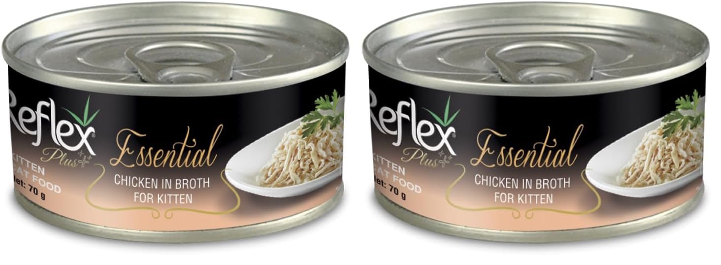 Reflex Plus Essenti Yavru Kedi Konserve Tavuk 70Gr 2li paket