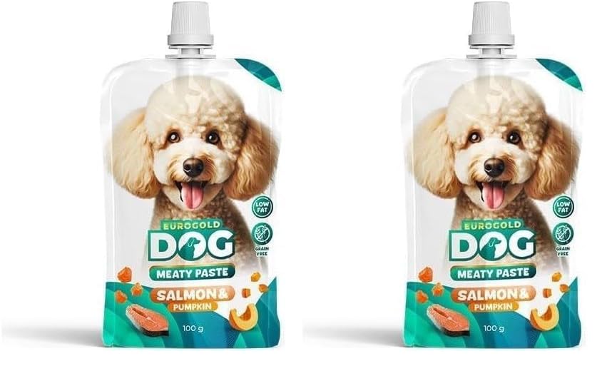 EuroGold Dog Et Ezmesi Somon-Balkabağı 100 gr 2li paket