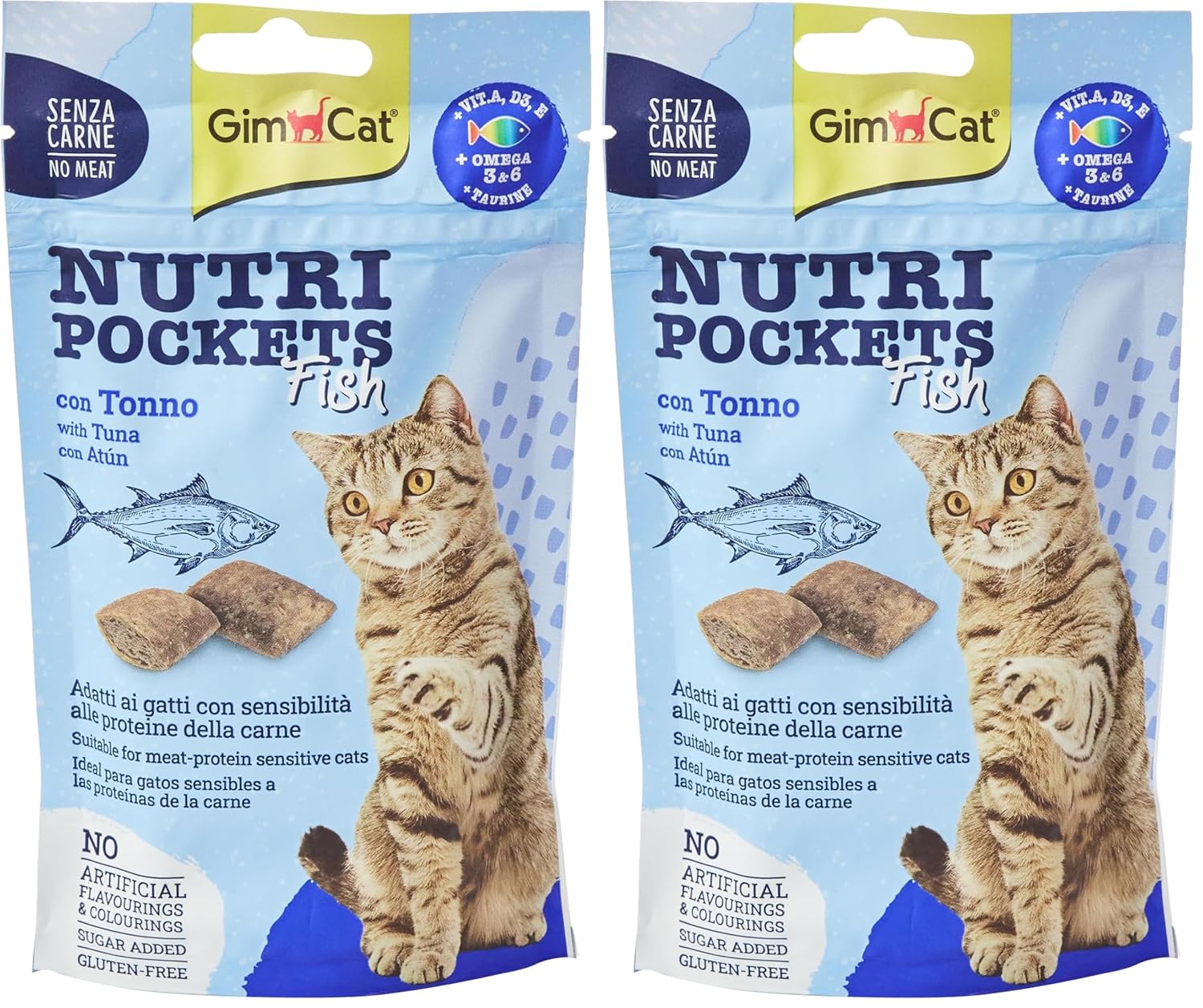 GimCat Kedi Ödül Tableti Np Ton Balıklı, 60 gr 2li paket
