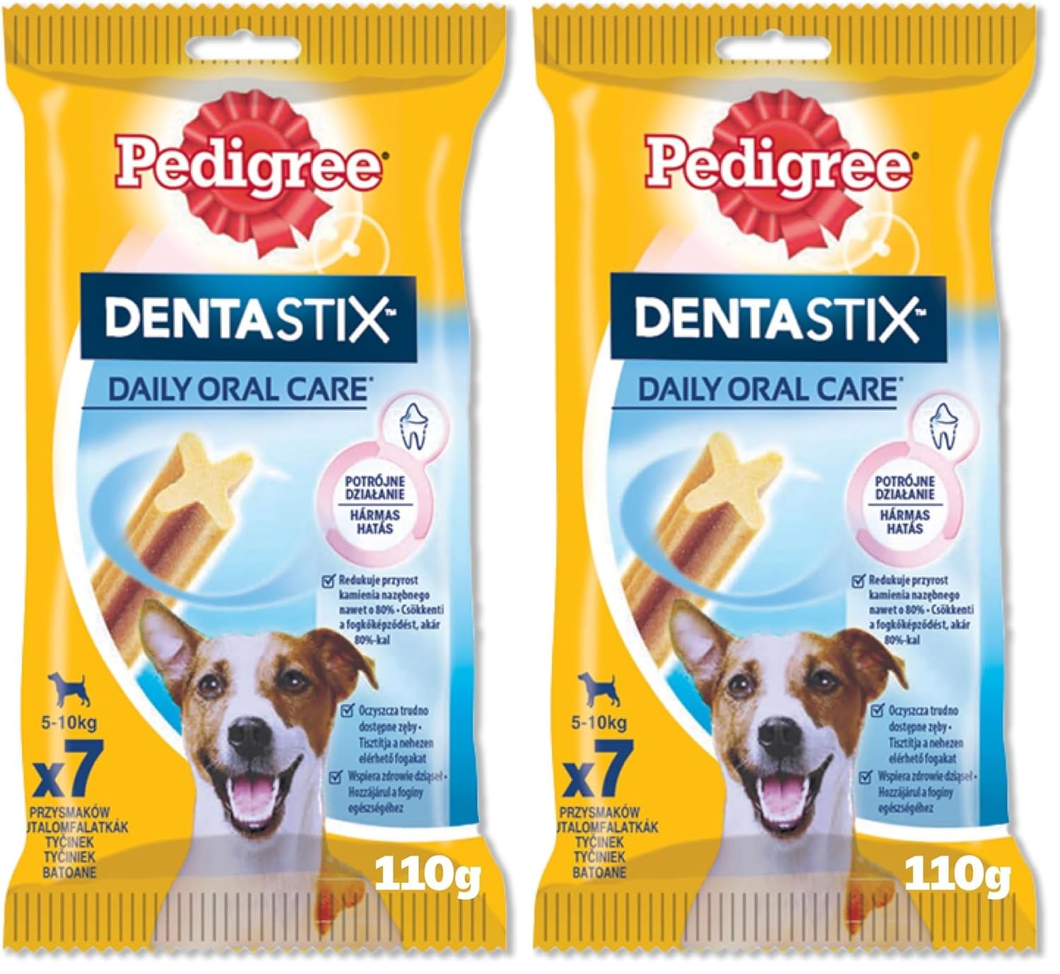 Pedigree Köpekler İçin Dentastix Ödül Maması, 110 Gr 2li paket