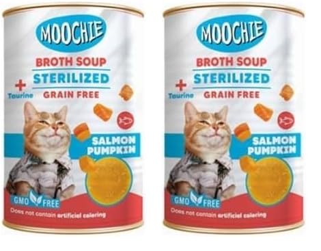 Moochie Et Suyu Ç.Somon Balkabağı Kısır.Kedi 135 ml 2li paket