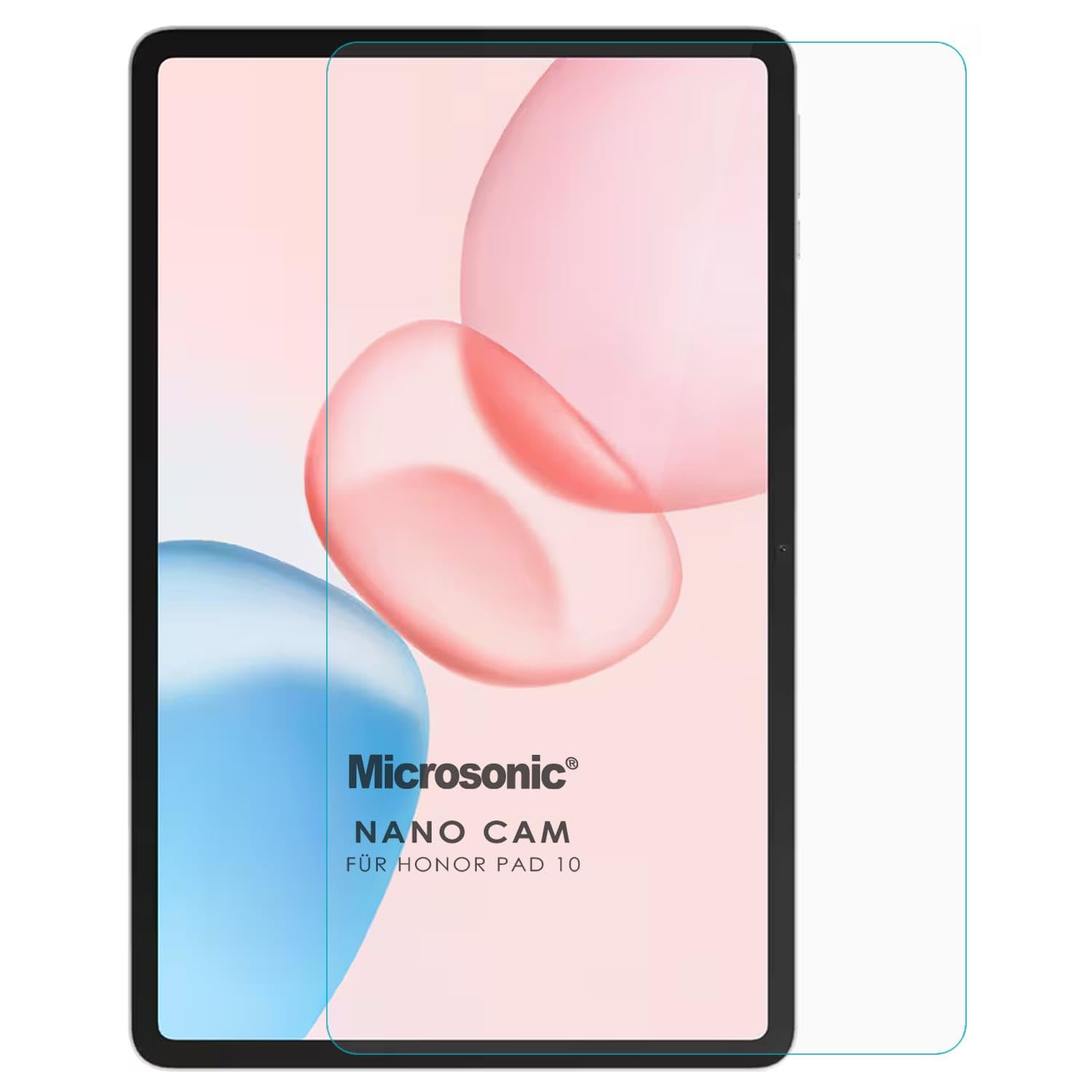 Microsonic Honor Pad 10 Nano Glass Cam Ekran Koruyucu [Honor Pad 10 ile Uyumlu Ekran Koruyucu - Şeffaf]
