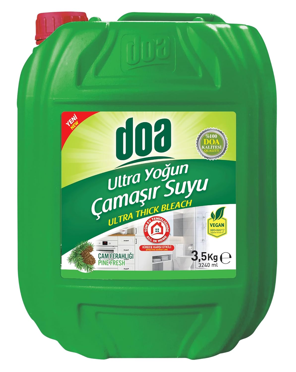 DOA Ultra Çamaşır Suyu Çam Ferahlığı 3,5 kg