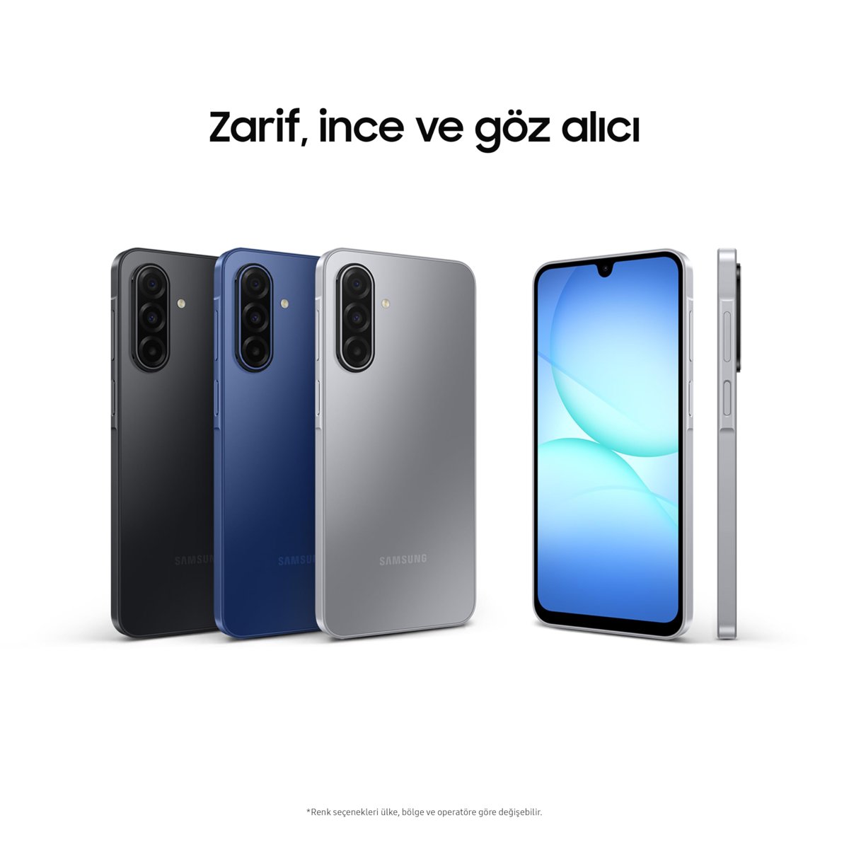 Samsung Galaxy A17 5G, Android Akıllı Telefon, 8GB RAM, 256GB Hafıza, Gri, Büyük Ekran, 50MP OIS Kamera (Samsung Türkiye Garantili)