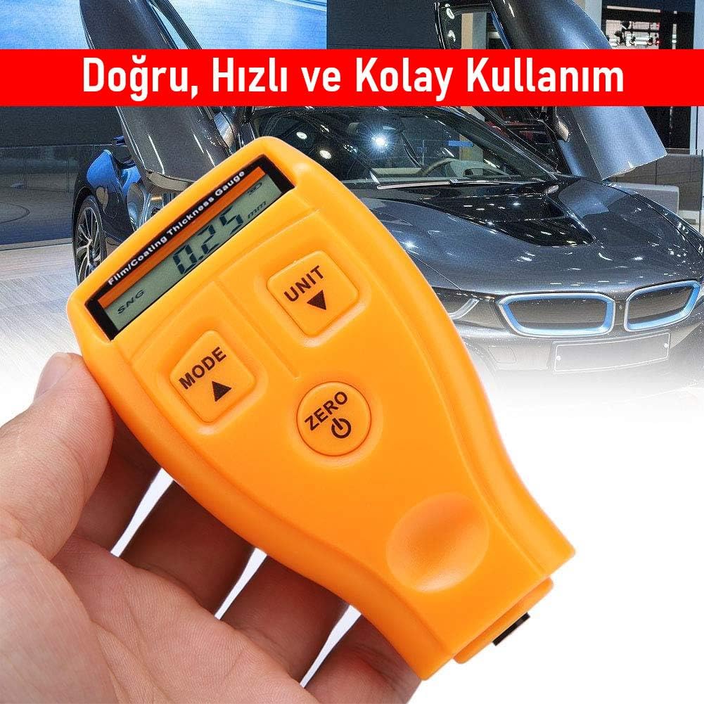 Valkyrie Dijital Kaplama Kalınlığı Ölçer – 0-2000 µm, FE/NFE Modu, LCD Ekran
