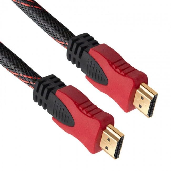 AEE® Ekstra Kalın Premium Örgülü HDMI Kablo 3 Metre – V1.4 High Speed Gold Uçlu Dayanıklı Computer Cable Bilgisayar kablosu