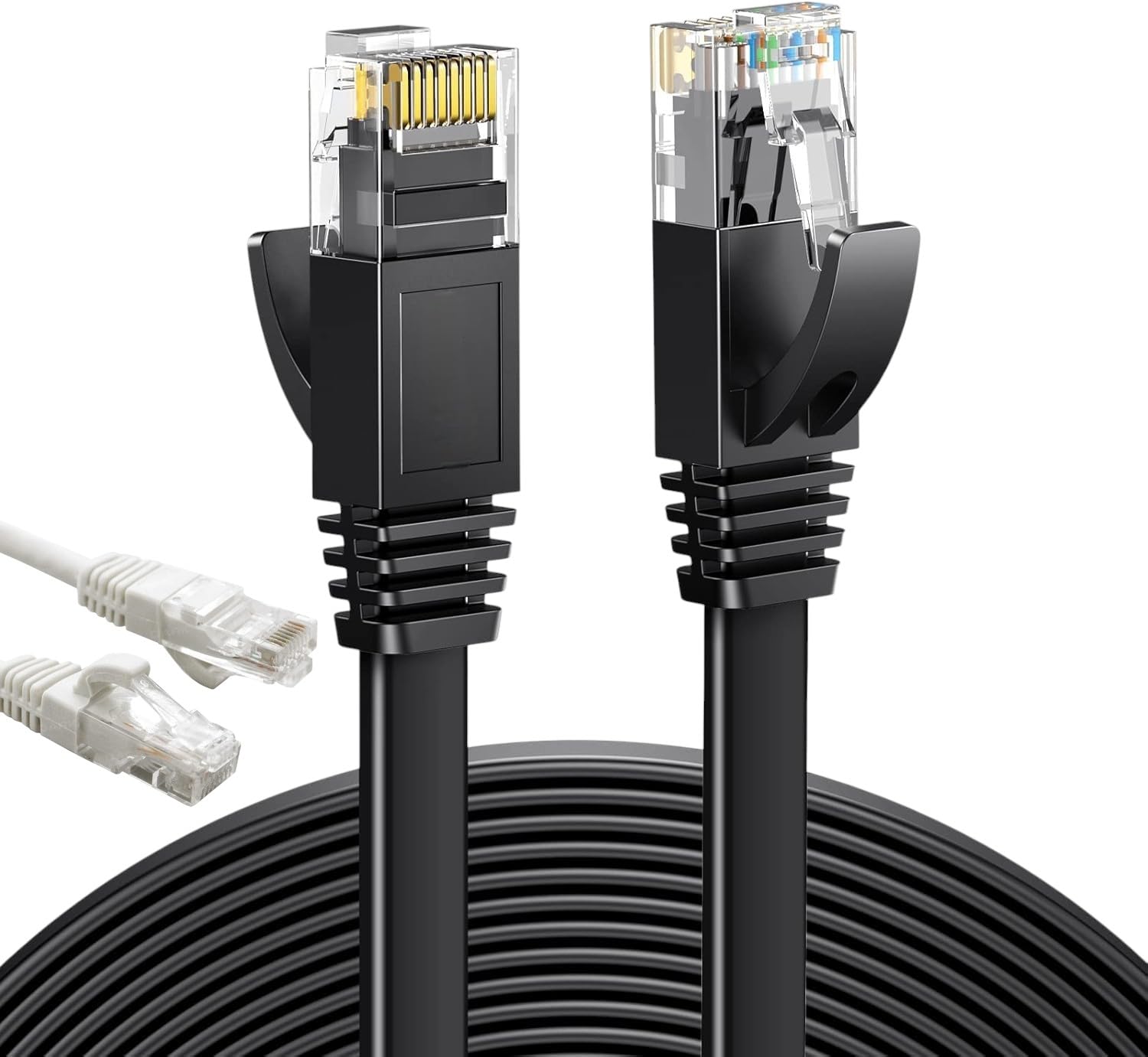AEE® Cat6 Ethernet Kablosu 10 Metre – Yüksek Hızlı İnternet Data Patch Kablosu – Beyaz – 24AWG 4PR UTP – TIA/EIA-568B Sertifikalı – Premium Kılıflı LAN Network Kablo (3 Metre)
