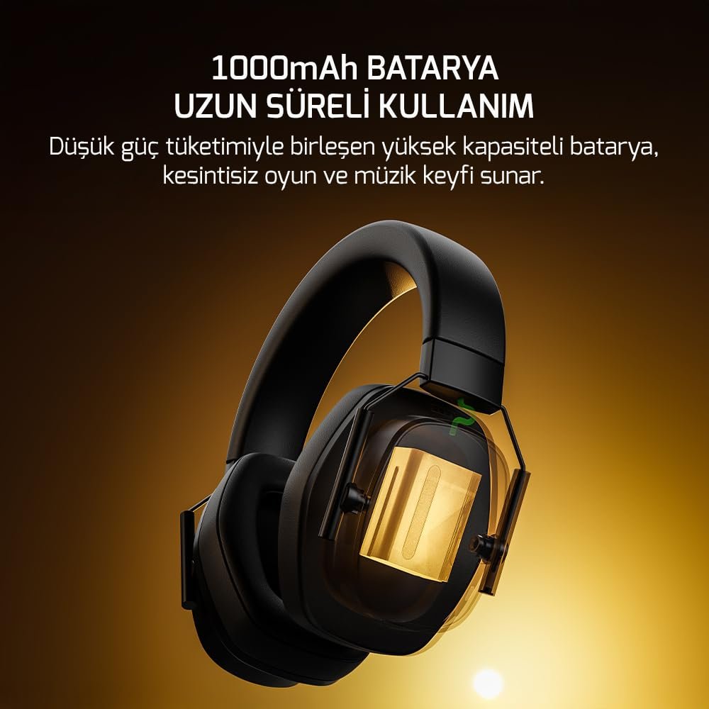 GamePower Kai Titanium Ultra Wireless 7.1 Surround Hi-Fi Rainbow Gaming (Oyuncu) Kulaklık