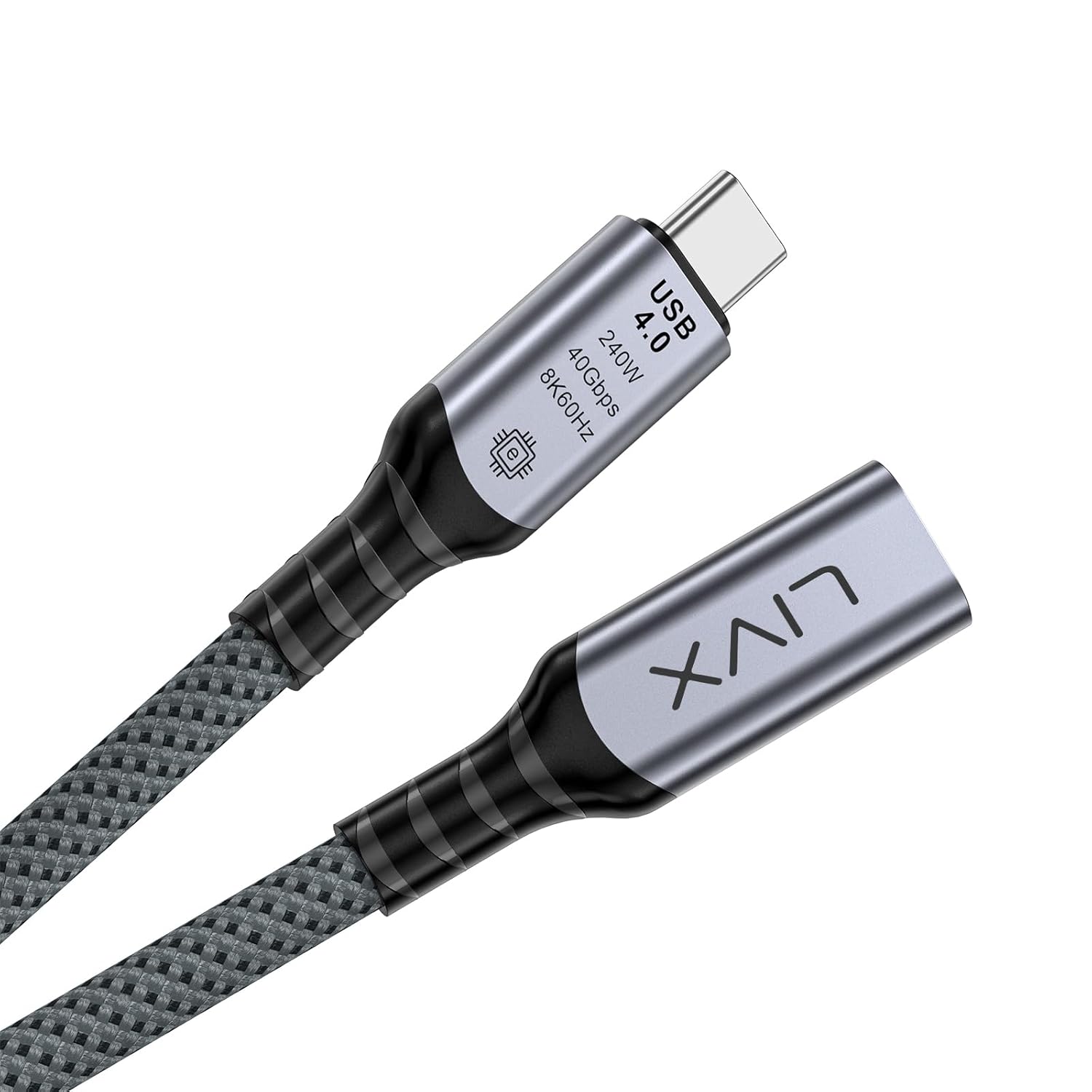 LivX Type C to Type C USB4.0 240W 40Gbps 8k60hZ Uzatma Kablosu 1 Metre LCU