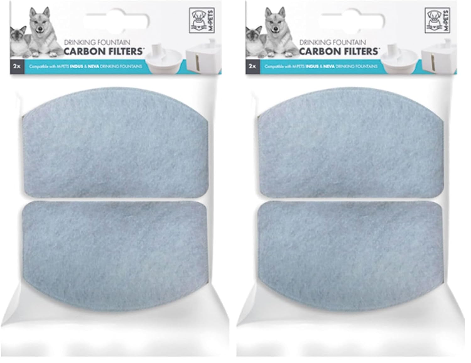 M-PETS INDUS/NEVA SU PINARI YEDEK CARBON FİLTRE 2li paket