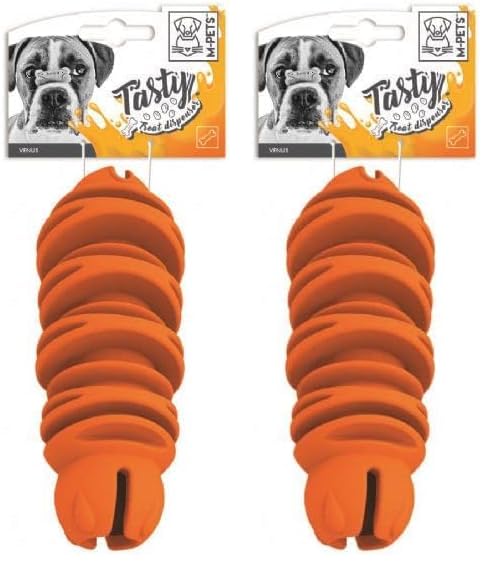 M-PETS VENUS ÖDÜL HAZNELİ KAUÇUK OYUNCAK ORANGE 2li paket