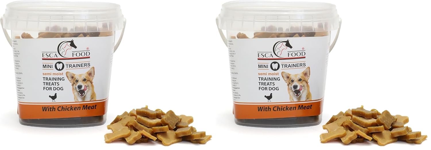 Esca Food Mini Trainers Tavuk Eti Aromalı 200 Gram Köpek Ödül Maması 2li paket