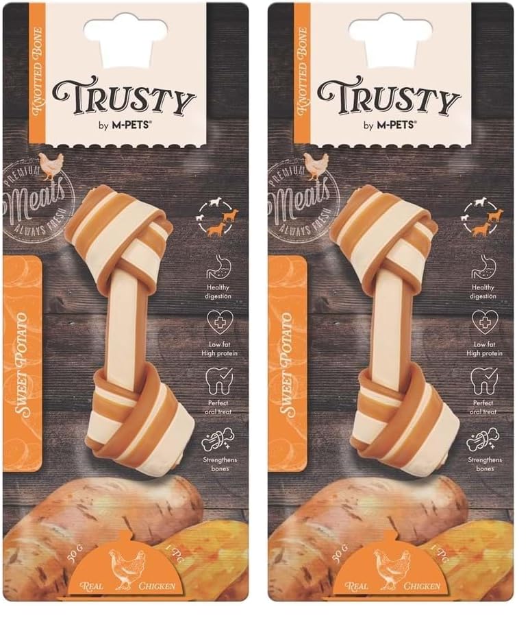 M-PETS TRUSTY CHICKEN TATLI PATATESLİ ÖDÜL 50GR/12,7CM 2li paket