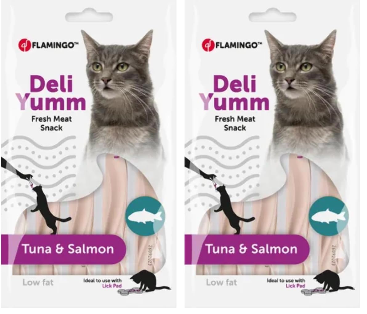 Flamingo DELI YUMM FRESH CAT TNA&SL.14G Skt:11/2024 2li paket