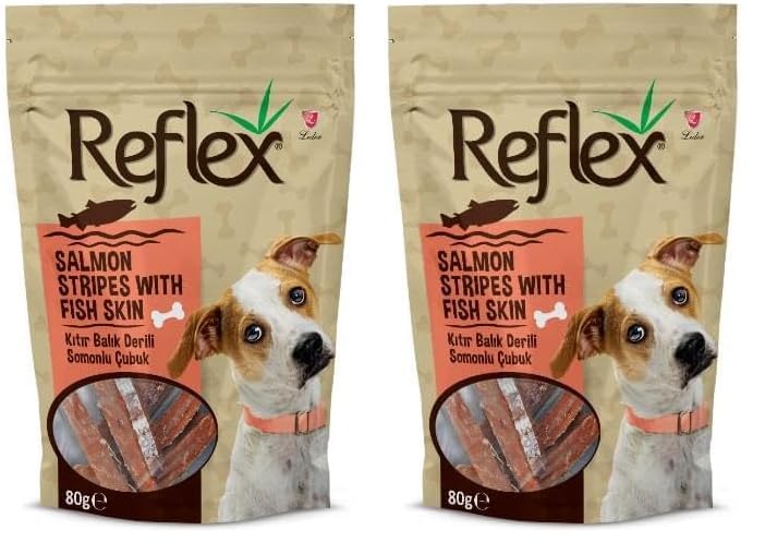 Reflex Köpek Ödülü Somon Çıtırları 80 Gr 2li paket
