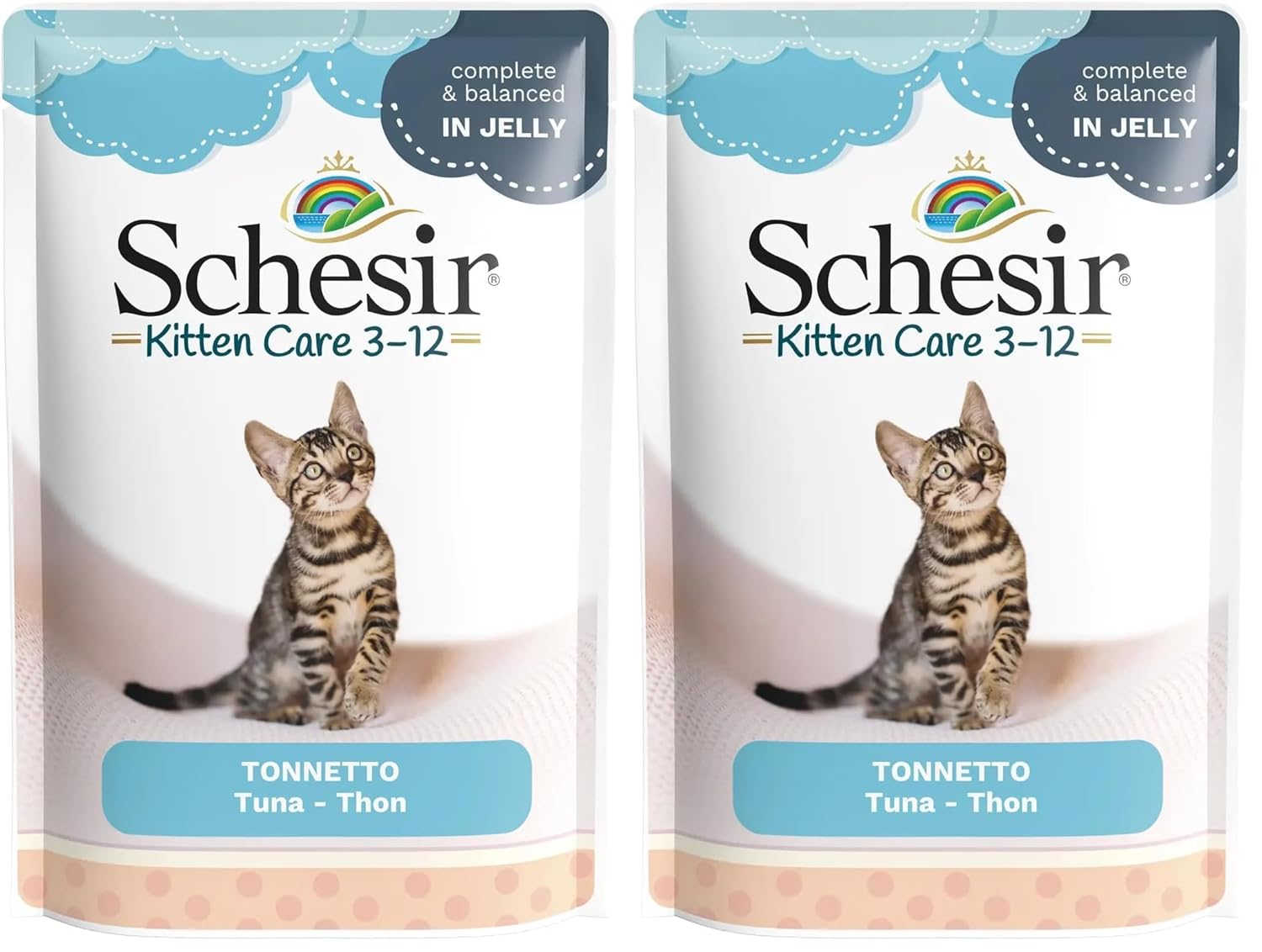 Schesir Yavru Kedi Konservesi 85 Gr Ton Balıklı 2li paket