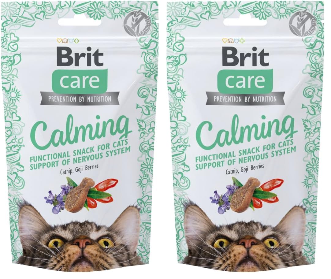 Brit Care Functional Snack, Sakinleştirici Etkili, Tahılsız, Fonksiyonel Kedi Ödülü, 50 g 2li paket