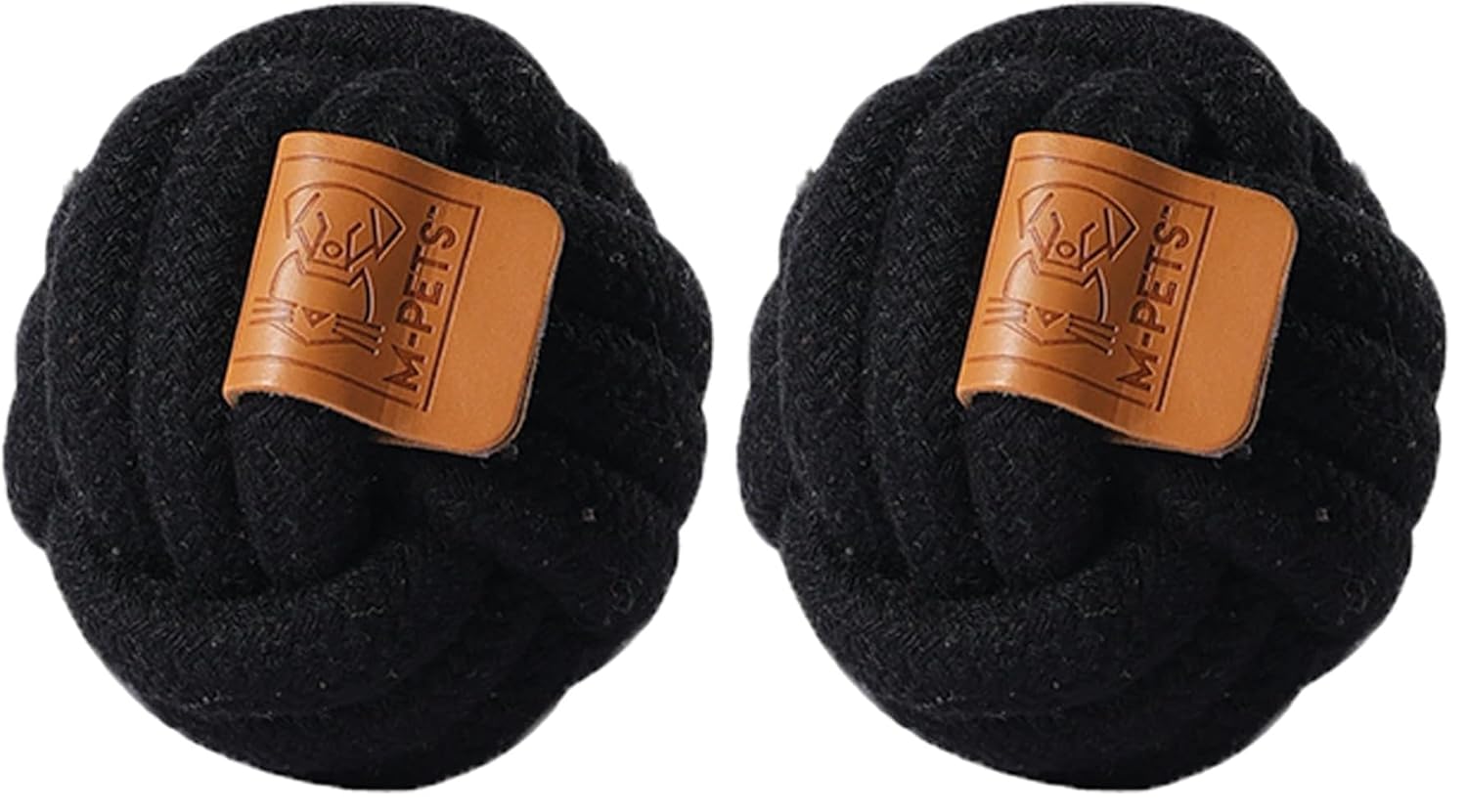 M-PETS COTO BLACK BALL 6,5CM ÖRGÜ TOP OYUNCAK 2li paket