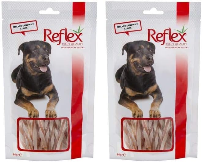 Reflex Tavuklu Sandviç Çubuk Köpek Ödülü 80 Gr 2li paket