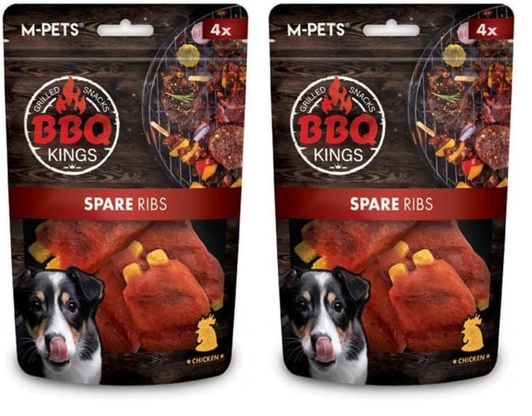 M-PETS BBQ KINGS SPARE RIBS CHICKEN ÖDÜL 85GR 2li paket