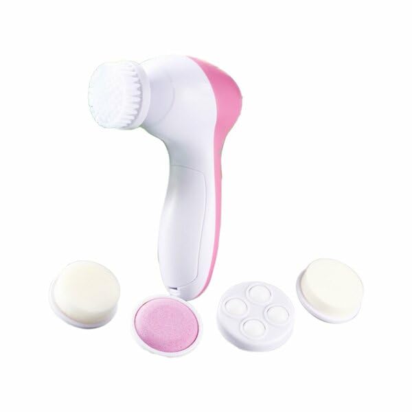 AEE® 5 Başlıklı Titreşimli Cilt Yüz Temizleme Cihazı Masaj Aleti – 5in1 Çok Fonksiyonlu Sivilce Siyah Nokta Komedon Temizleme Aleti Yüz Masaj Seti (Taşınabilir, Pilli)