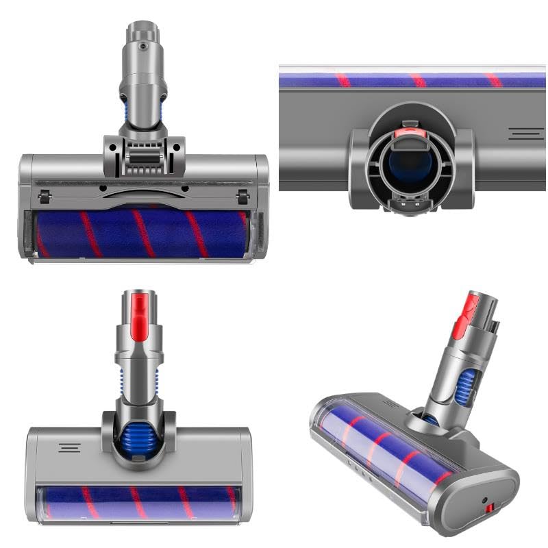 Valkyrie LED Işıklı Yumuşak Rulo Süpürge Başlığı Dyson V7/V8/V10/V11/V15 Uyumlu