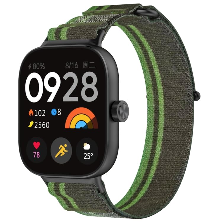 Rongep Xiaomi Redmi Watch 5/4/Mi Band 9 Pro/8 Pro ile Uyumlu Hook Loop Kordon Terleme Yapmayan Nefes Alabilir Hafif Yapılı Bilek Ölçüsüne Göre Ayarlanabilen Yedek Mi Band 9 Pro Kordonu