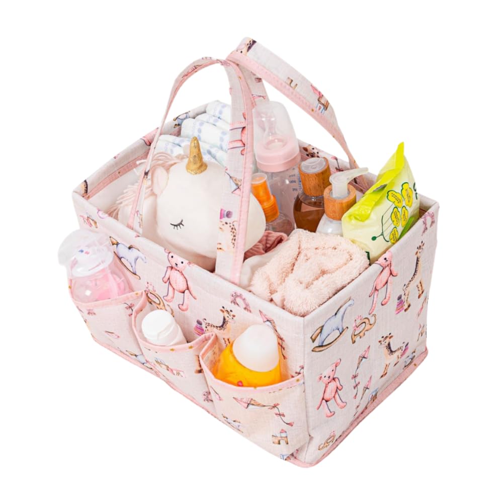 Bebek Bakım Çantası – Hafif (139 Gr), 30X20X21 Cm, Kolay Temizlenebilir, Tek Parça, Pembe | Seyahat ve Günlük Kullanım Için Ideal