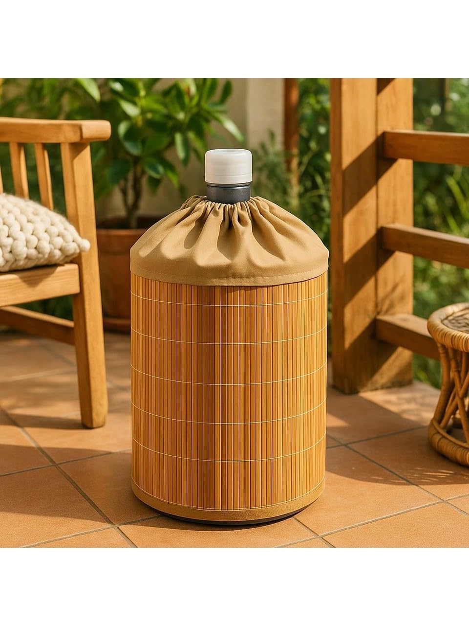 Hasır Bambu Damacana kılıfı Hasır Damacana Örtüsü 53x42cm