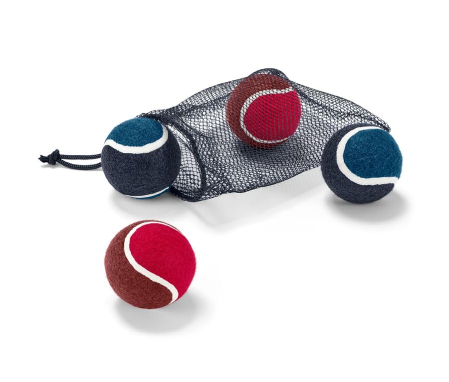 AEE® Köpek Oyuncağı Tenis Topu – 4’lü Set | Dayanıklı Tenis Topu Malzemeli, Orta ve Büyük Irklar İçin Sağlam Çiğneme ve Oyun Topu Küçük Irklar İçin