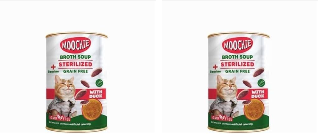 Moochie Et Suyu Çorba Ördekli Kısır.Kedi 135 ml 2li paket