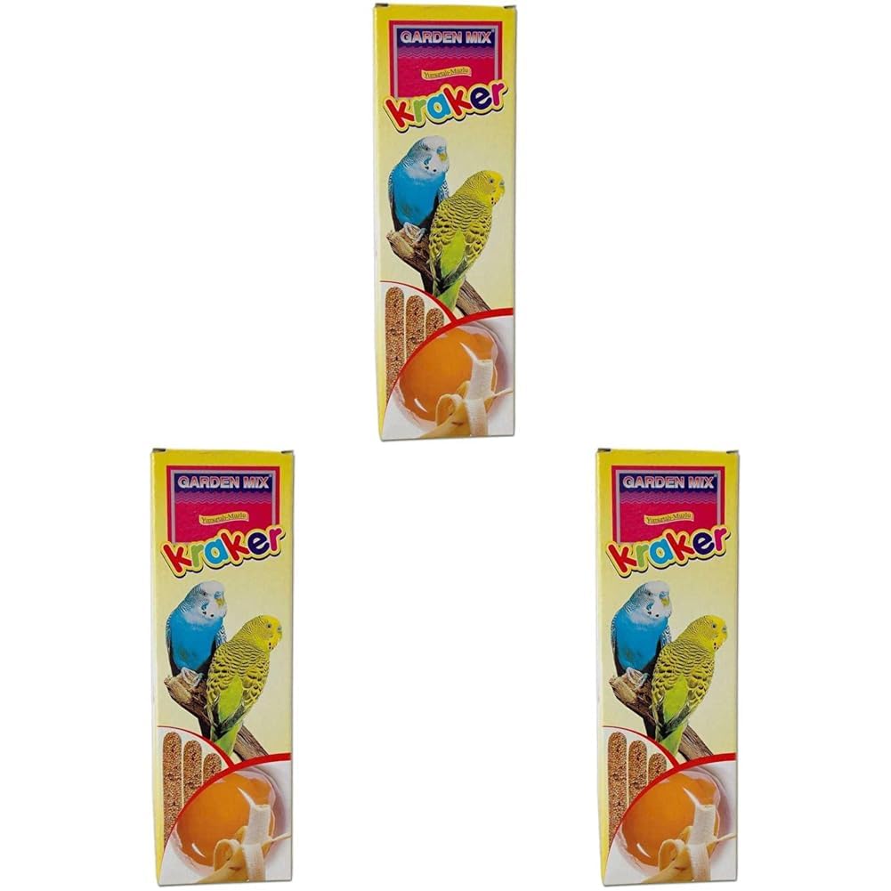 Garden Mix Platin Muzlu Kuş Krakerleri 3 lü Muzlu 3lü paket