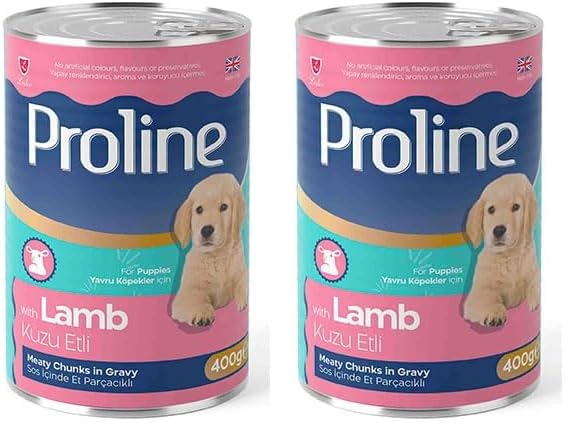 Proline Kuzu Etli Gravy Yavru Köpek Konservesi 400 Gr 2li paket