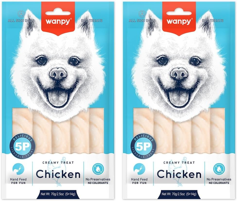 Wanpy Tavuklu Krema Köpek Ödülü 5 X14 Gr 2li paket