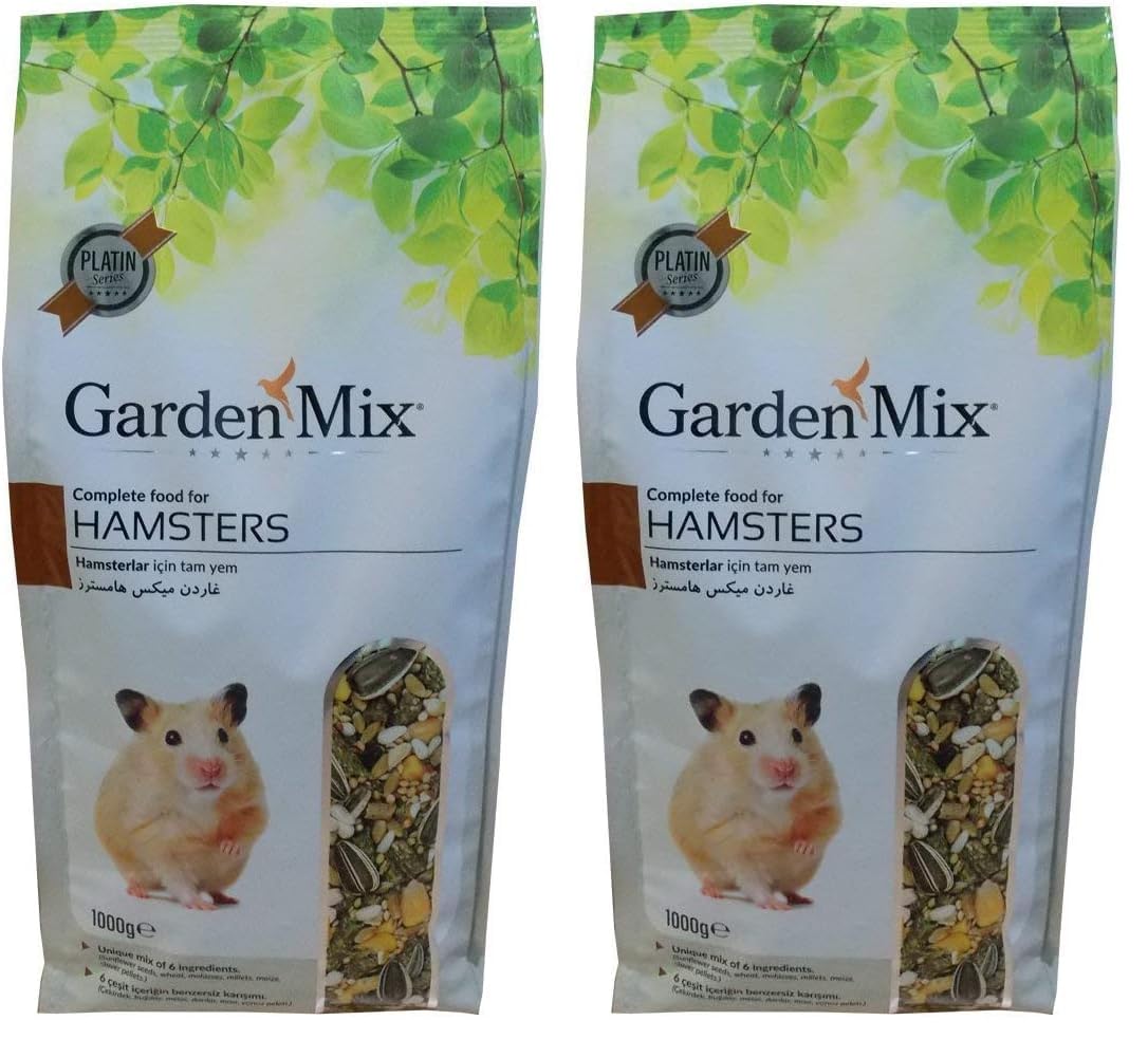 Garden Mix Platin Seri Hamster Yemi 1 Kg 2li paket