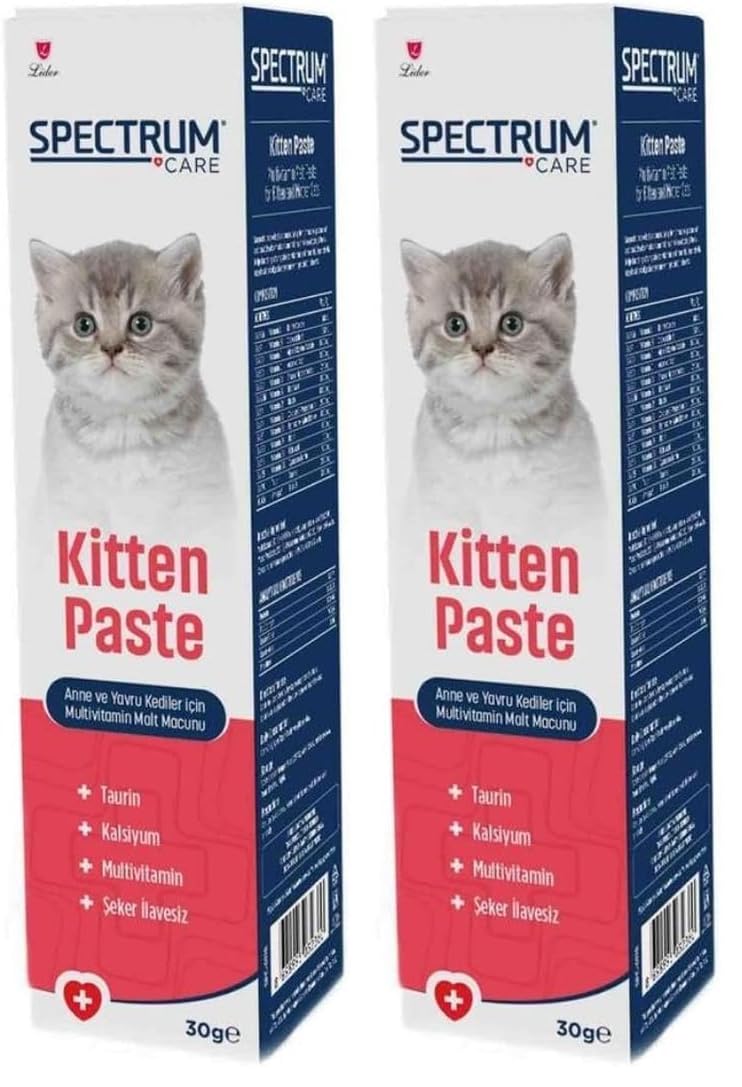 Spectrum Care Anne ve Yavru Kediler için Multivitaminli Malt Paste 30 Gram 2li paket