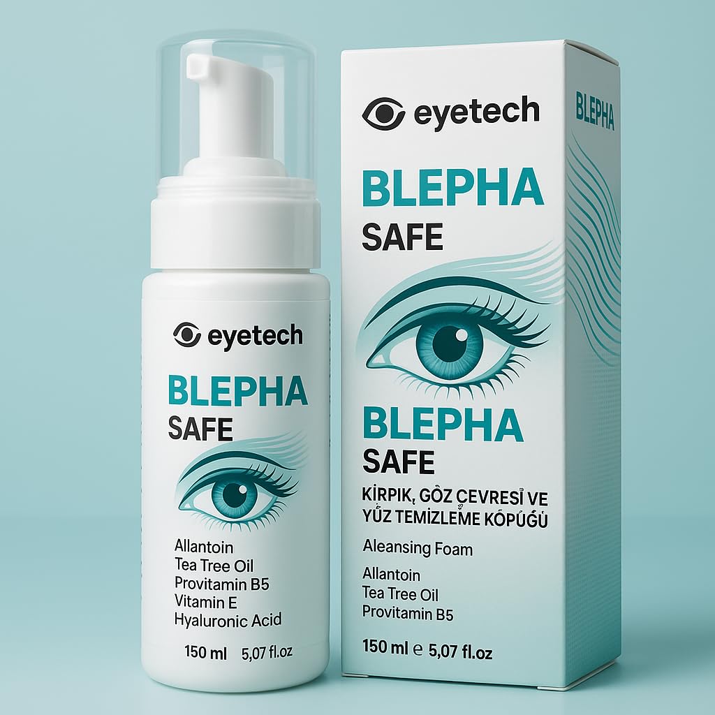Eyetech Blepha Safe Göz Çevresi ve Kirpik Temizleme Köpüğü, 150 ml